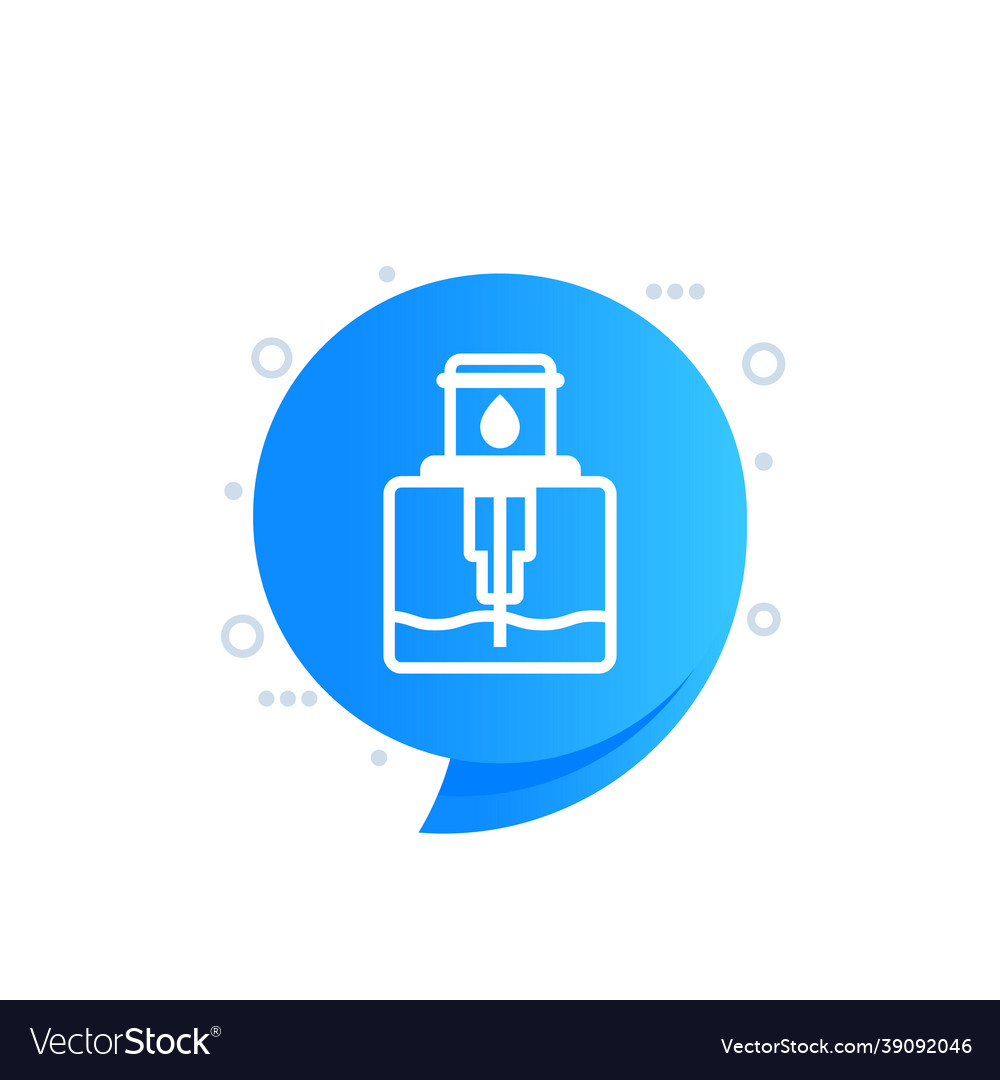 Water borehole well icon Royalty Free Vector Image