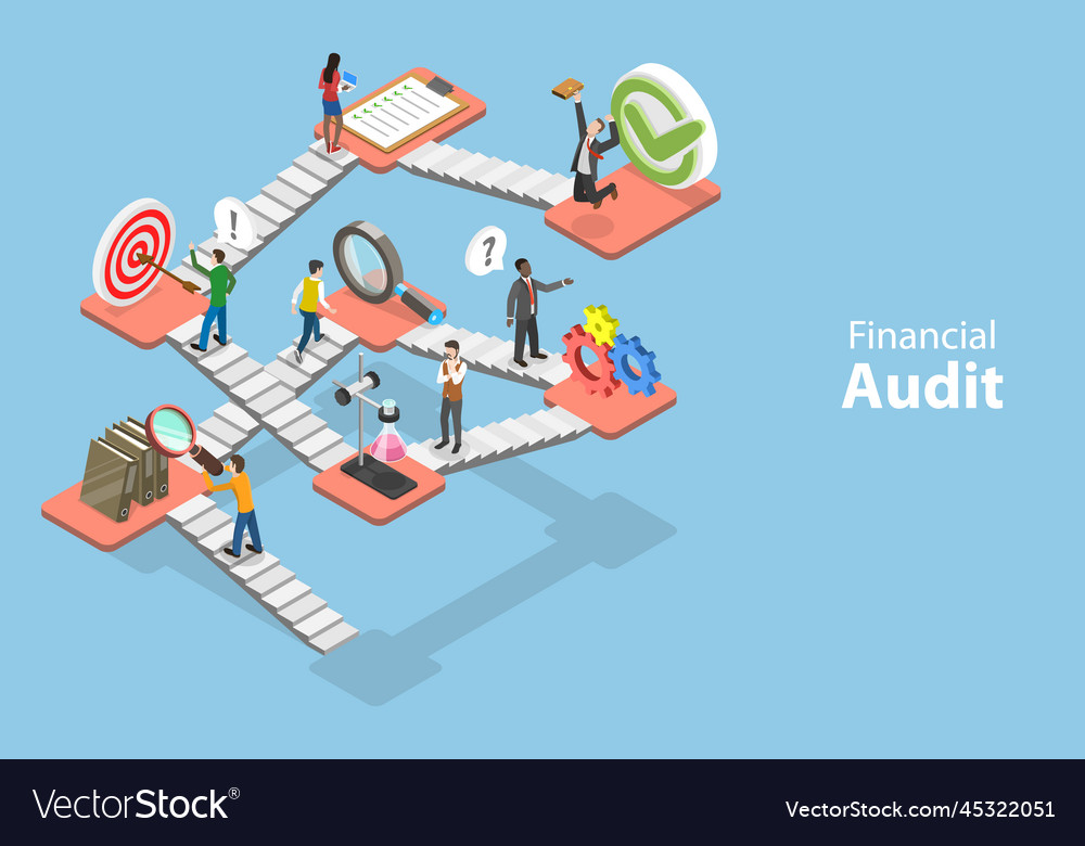 3d isometric flat conceptual Royalty Free Vector Image