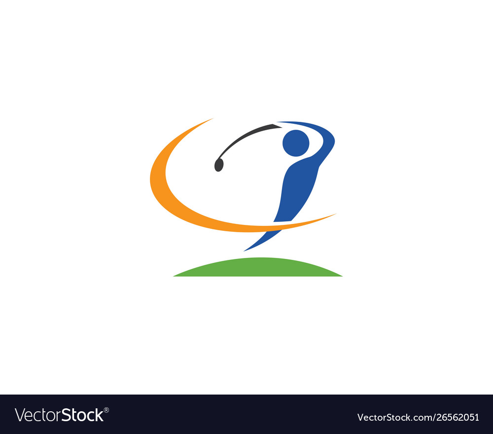 Golf Logo Template Royalty Free Vector Image Vectorstock