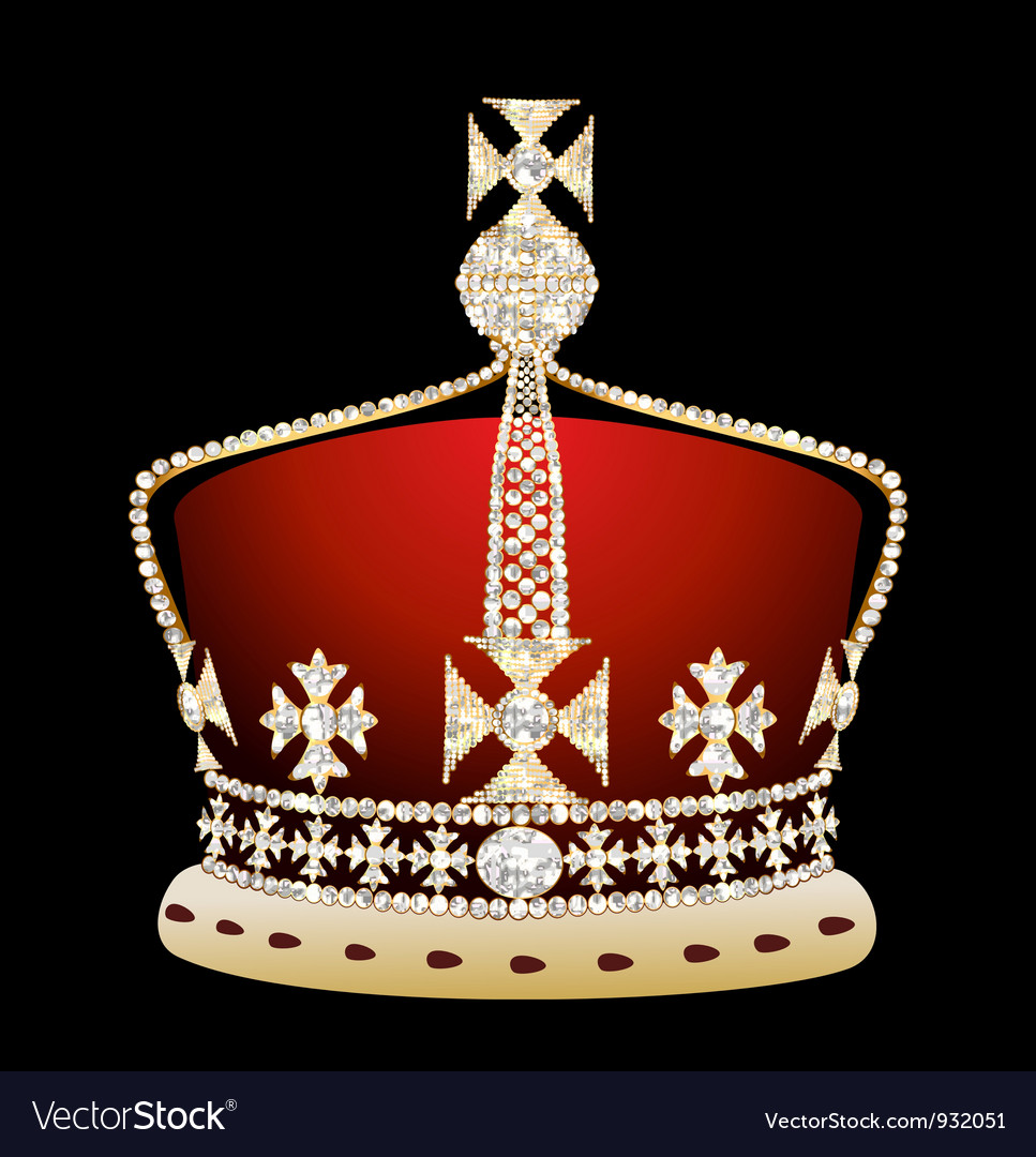 Royal crown Royalty Free Vector Image - VectorStock