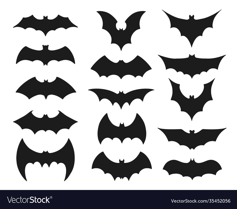 batman bats silhouette