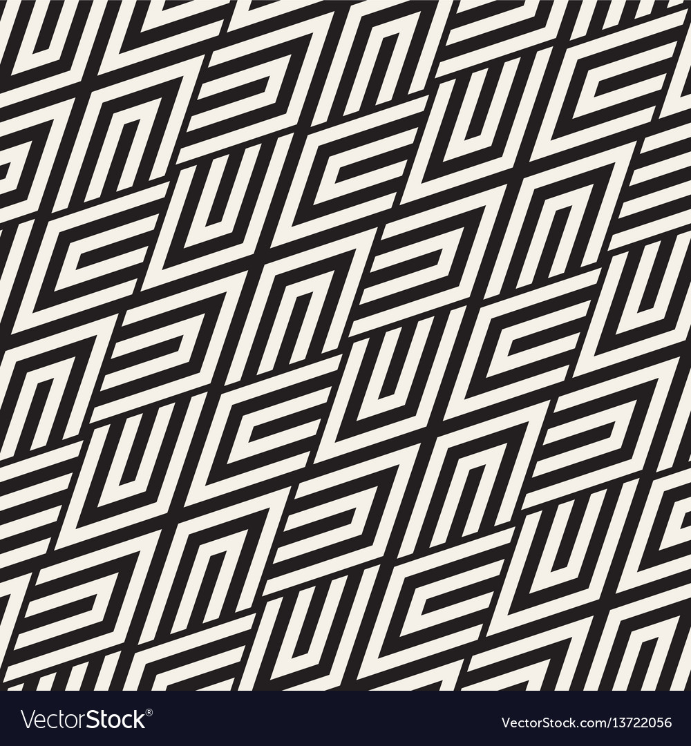 Repeating geometric stripes tiling Royalty Free Vector Image