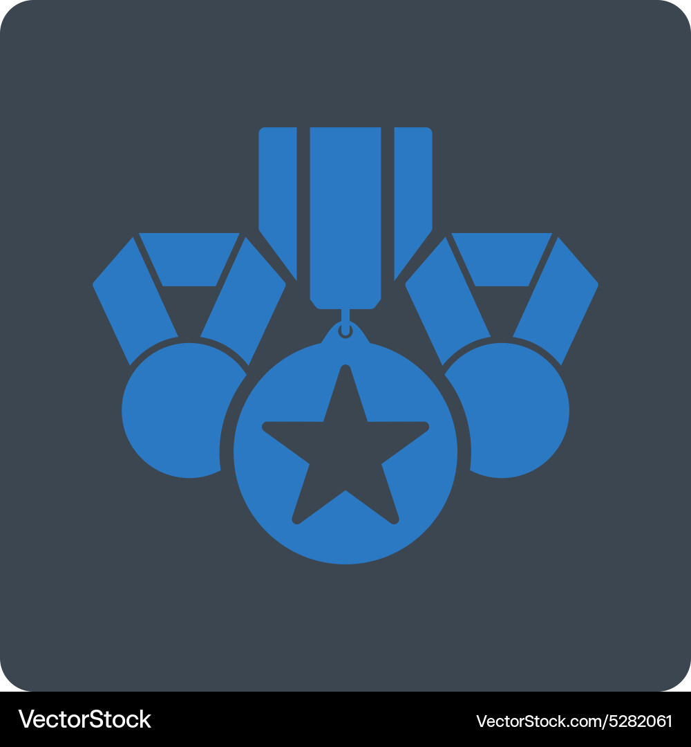 Awards icon from award buttons overcolor set Vector Image
