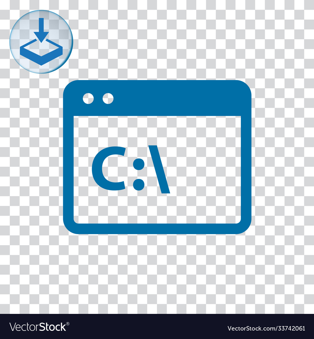 Command line icon Royalty Free Vector Image - VectorStock