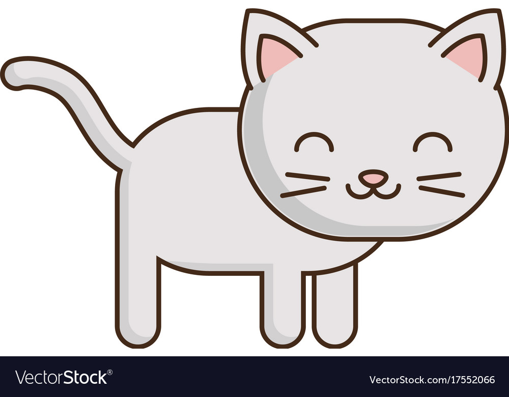 Cute cat icon Royalty Free Vector Image - VectorStock