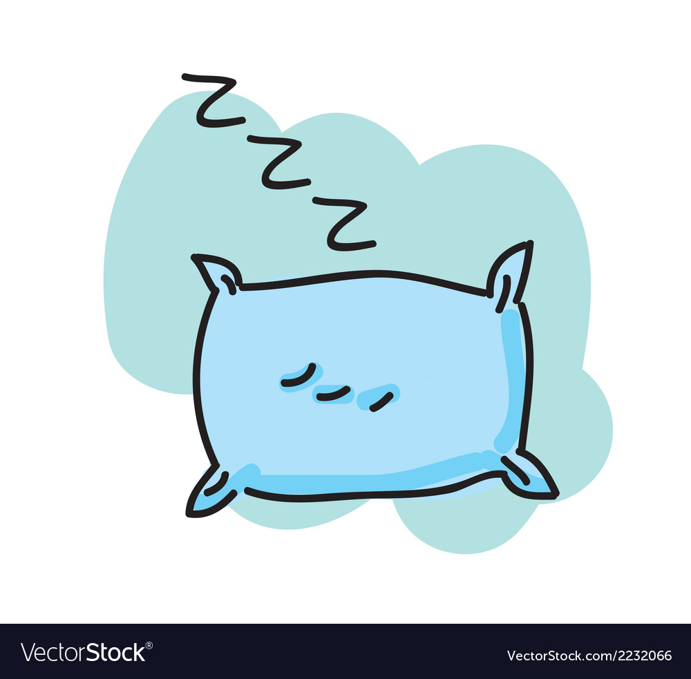 Pillow design over white background Royalty Free Vector