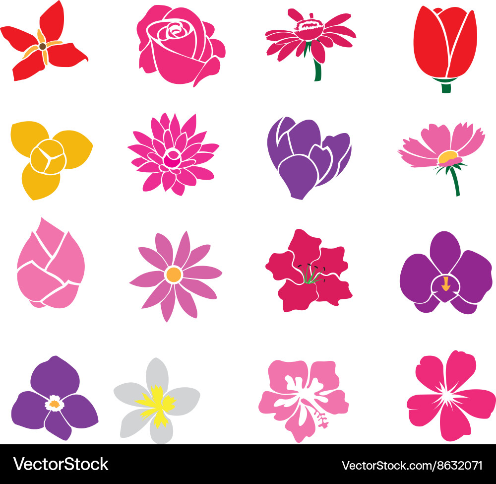 Flowers one Royalty Free Vector Image - VectorStock