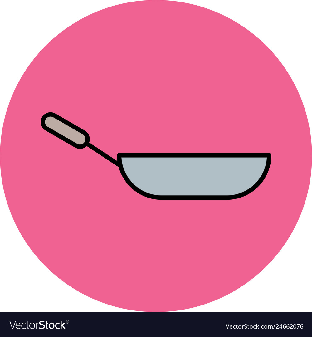Frypan icon Royalty Free Vector Image VectorStock