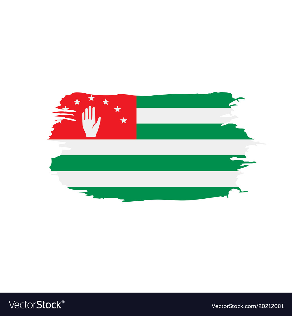 Флаг абхазии рисунок