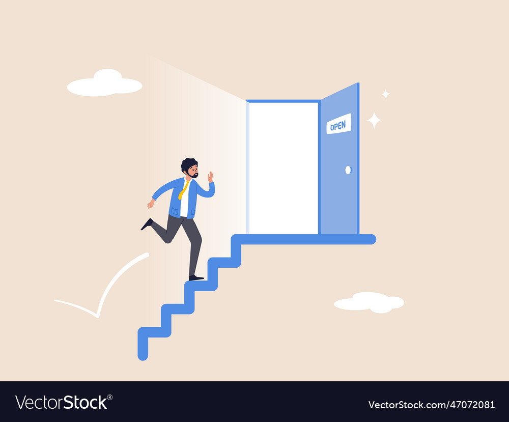 Career opportunity concept job promotion Vector Image