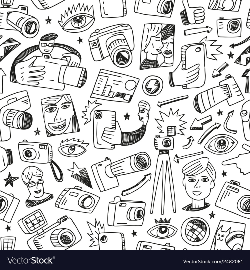 Photography seamless background Royalty Free Vector Image