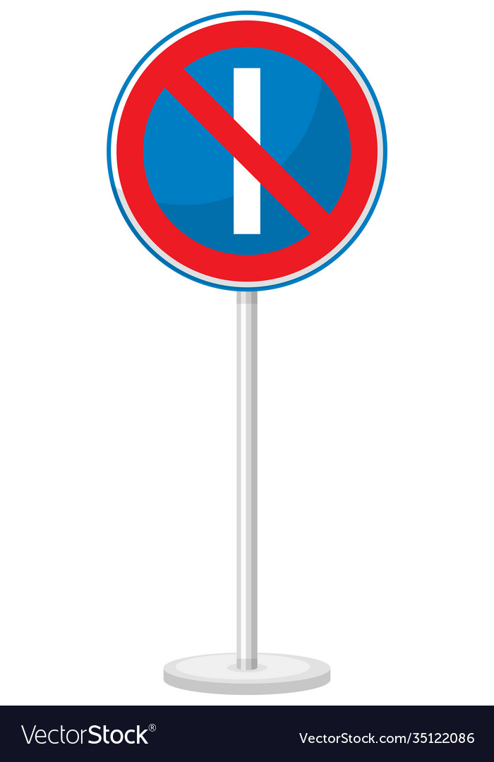 parking-prohibited-on-odd-days-sign-with-stand-vector-image