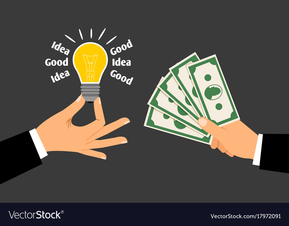 Exchange ideas. Идея = деньги вектор. Рисунок взаимообмен идеями. Idea on money teleshow.