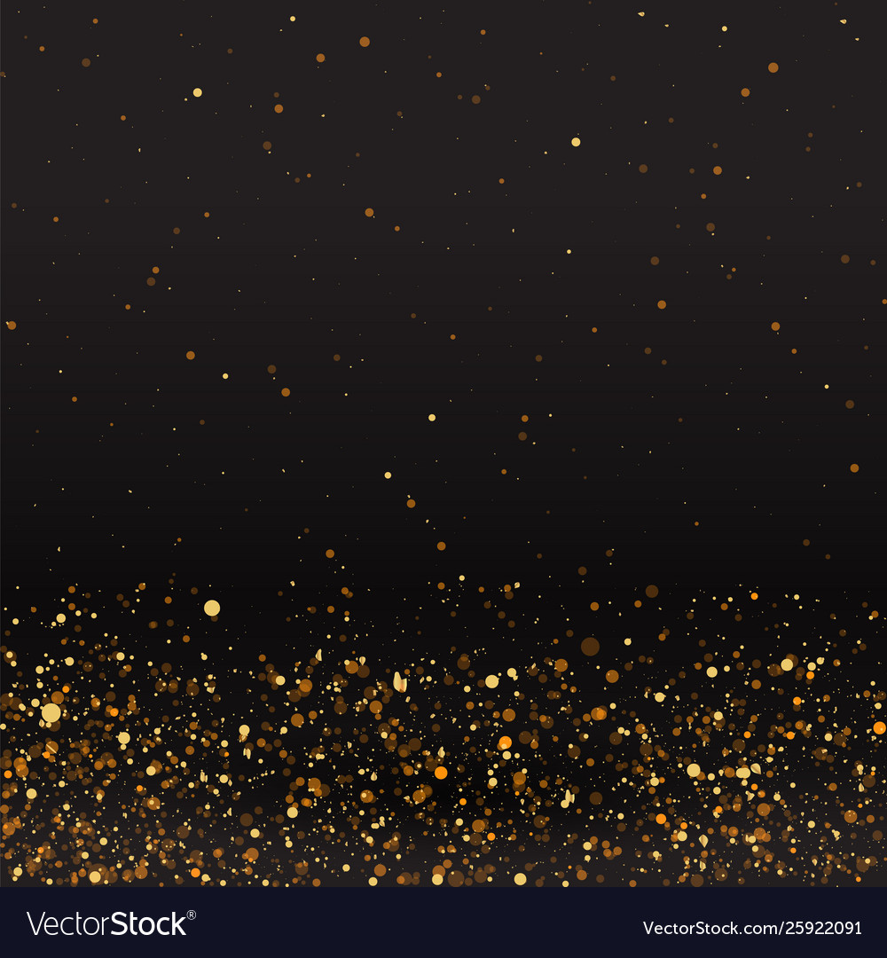 Luxury golden sparkle background glitter magic Vector Image