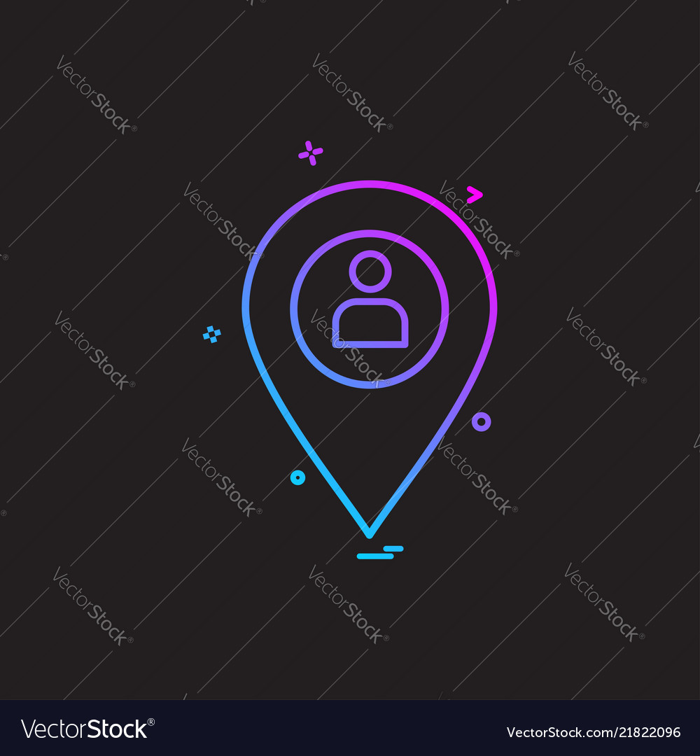 Gps location map travel direction icon design Vector Image