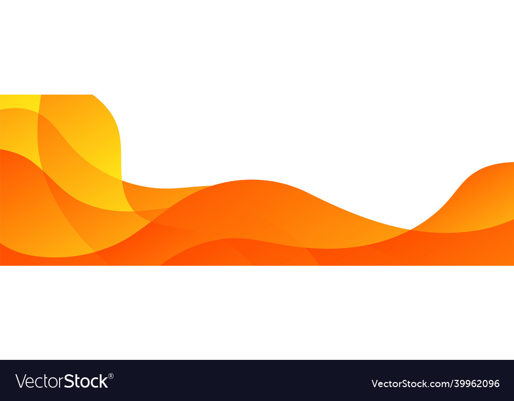 Modern red orange banner background Royalty Free Vector