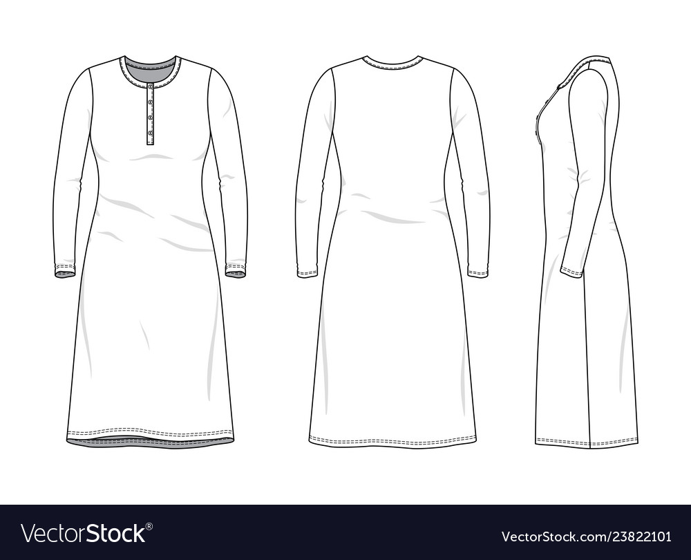 Blank clothing templates Royalty Free Vector Image Intended For Blank Model Sketch Template