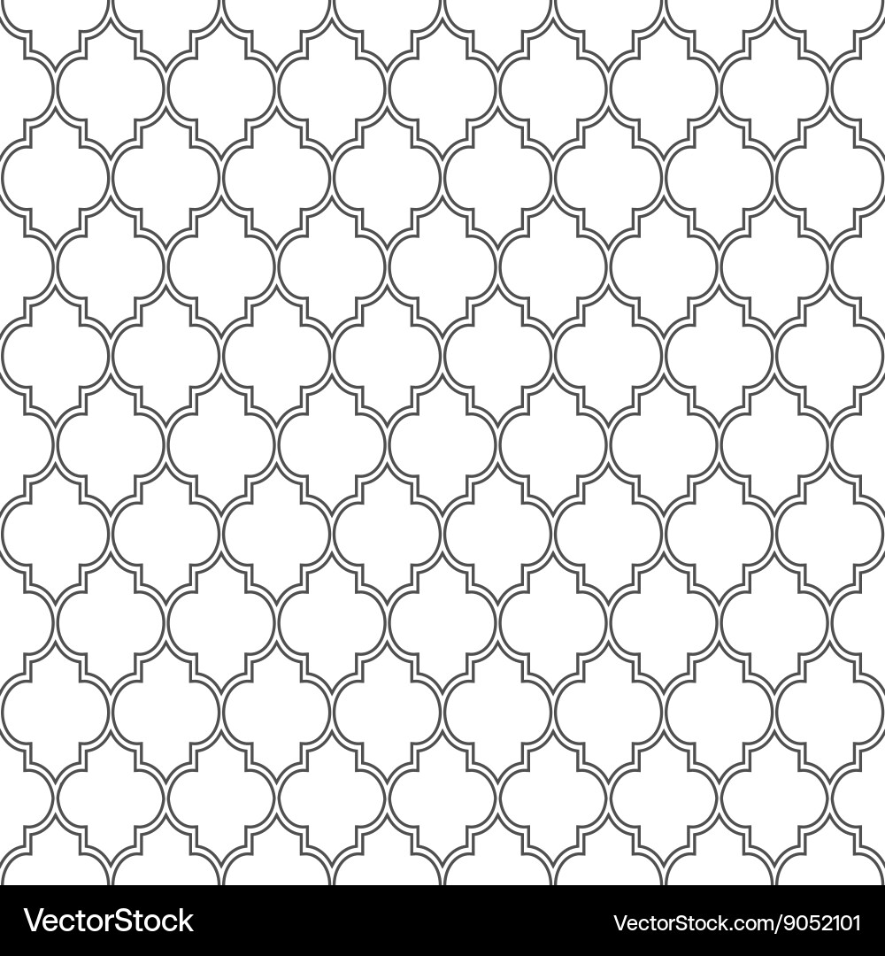 Delicate seamless pattern in islamic style Vector Image