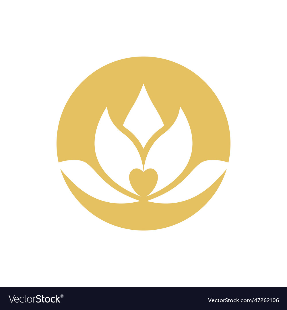 Beauty lotus logo images Royalty Free Vector Image