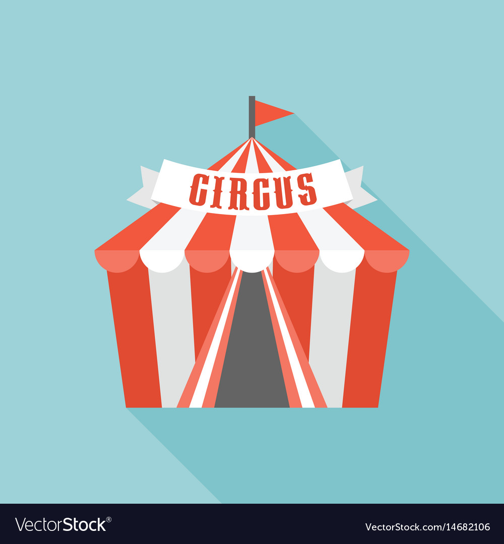 Circus tent Royalty Free Vector Image - VectorStock