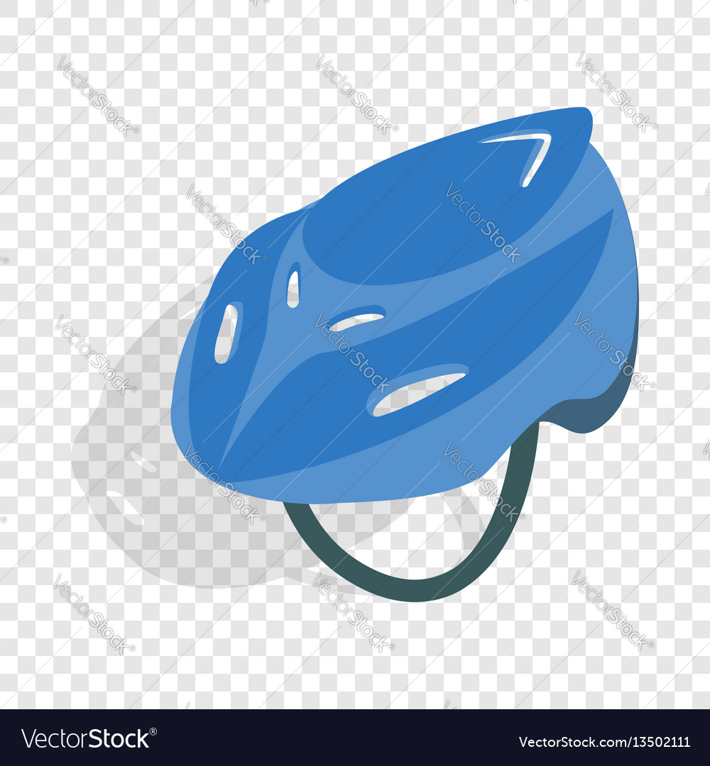 blue bicycle helmet