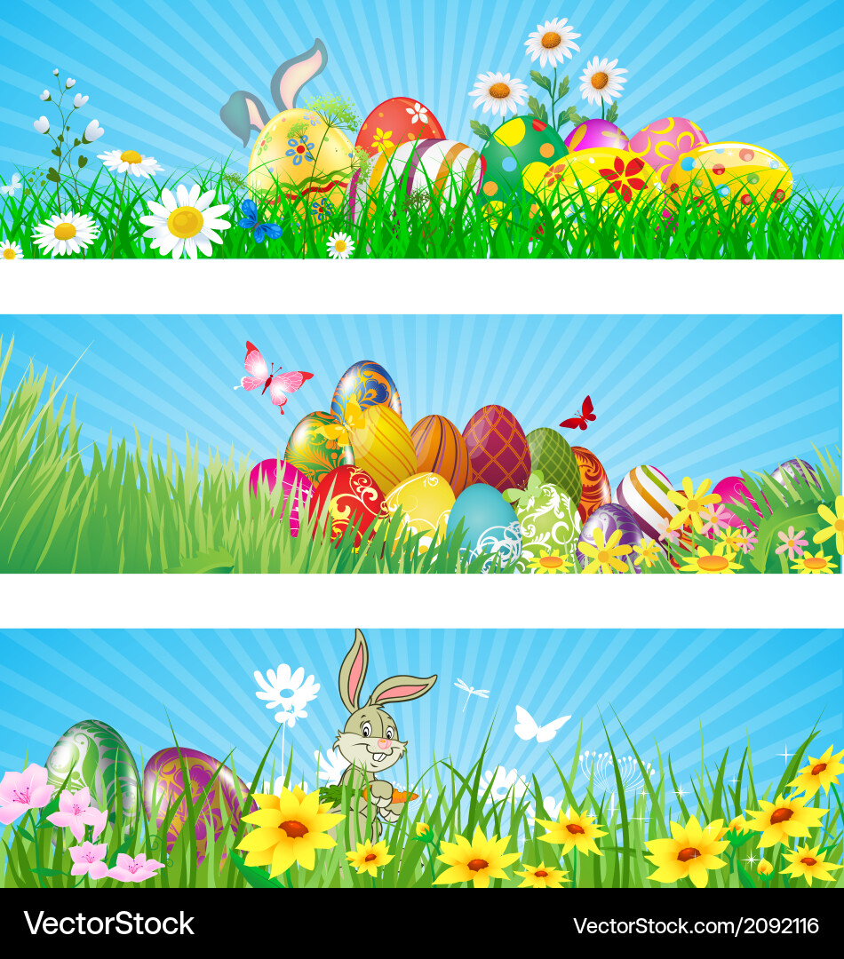 Happy easter Royalty Free Vector Image - VectorStock