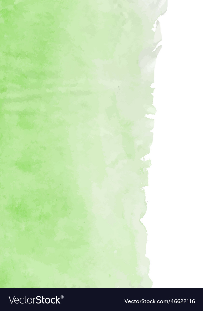 Light green watercolor background new design Vector Image