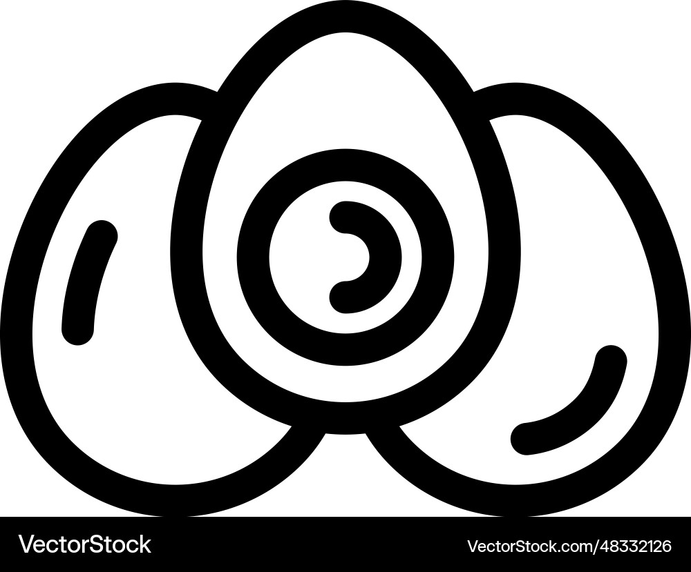 Egg icon Royalty Free Vector Image - VectorStock