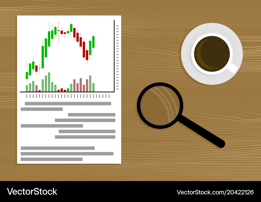 Market analysis Royalty Free Vector Image - VectorStock