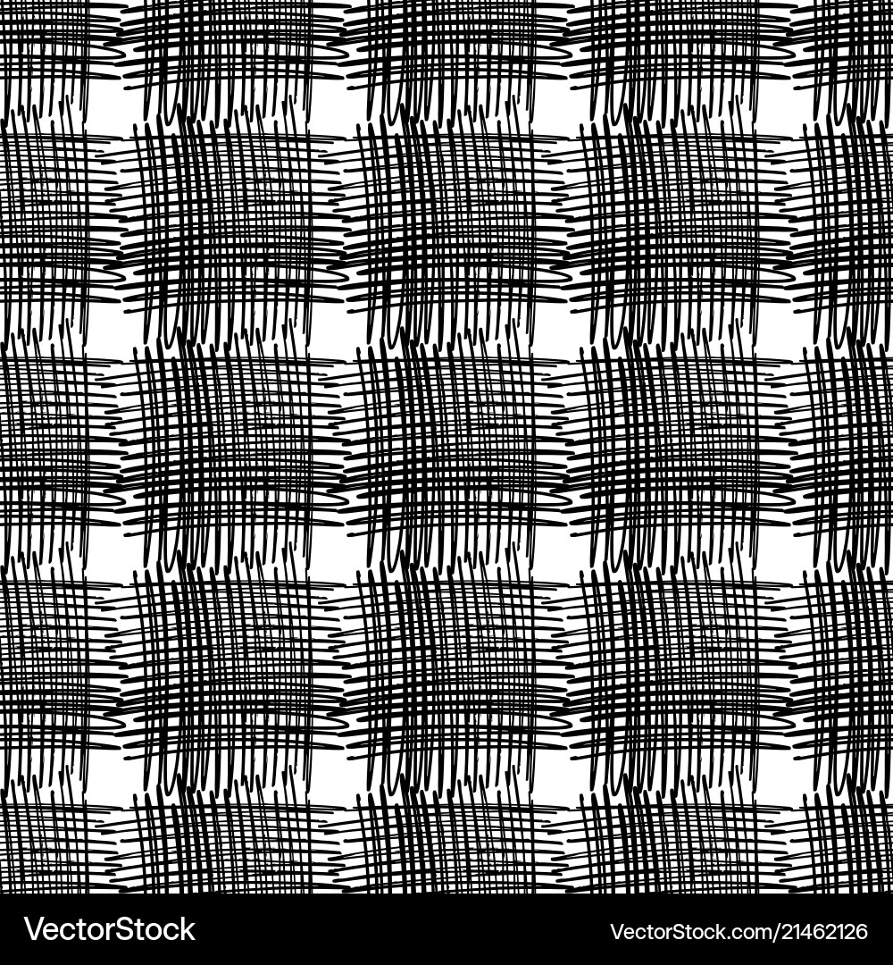 Seamless pattern with brush stripes and Royalty Free Vector