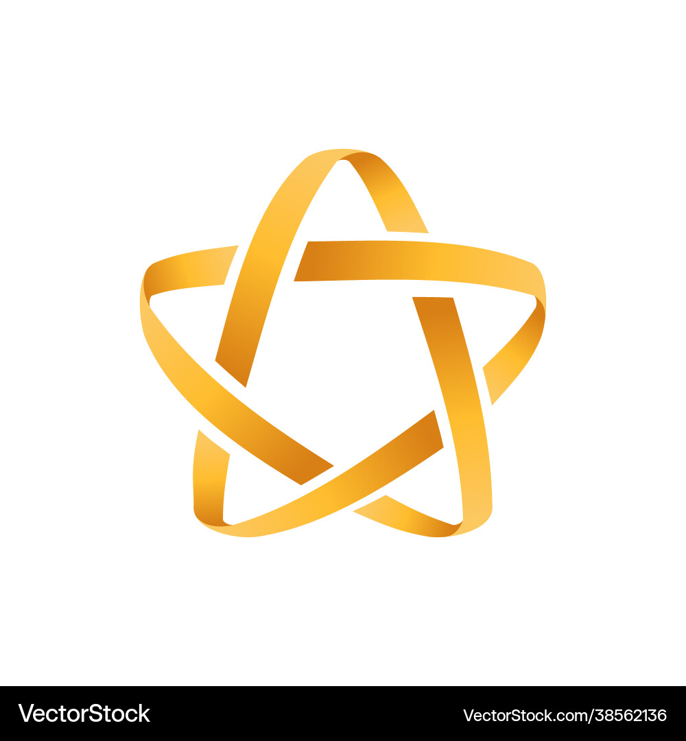 Abstract star logo icon design template simple Vector Image
