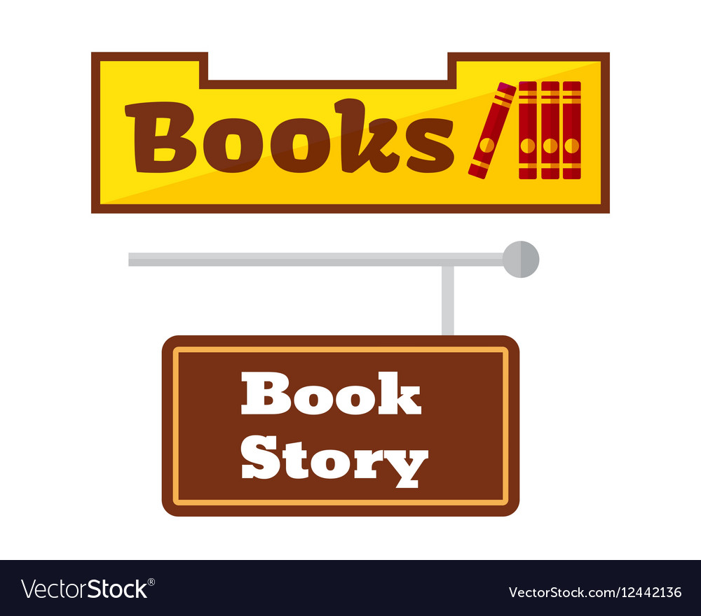 Shop signboard Royalty Free Vector Image VectorStock