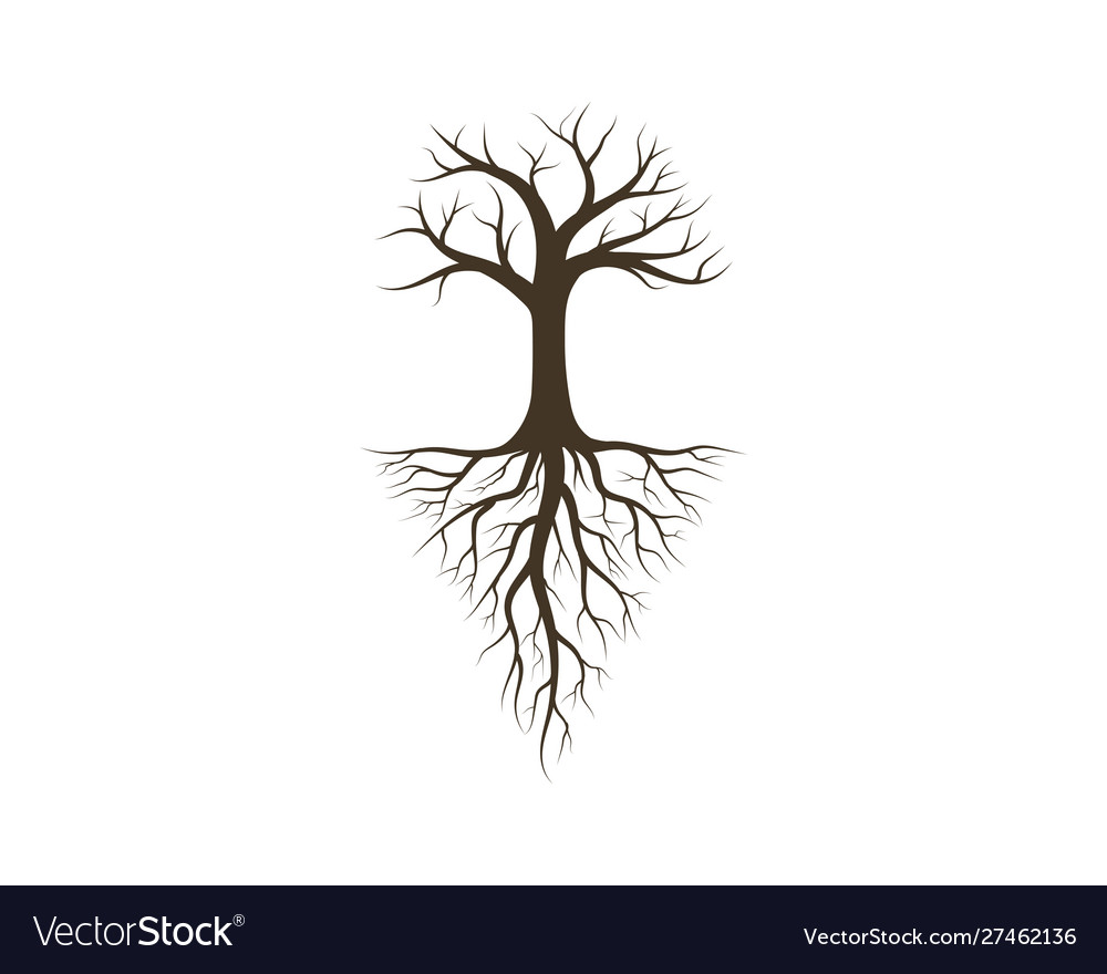 Tree Icon Logo Template Royalty Free Vector Image
