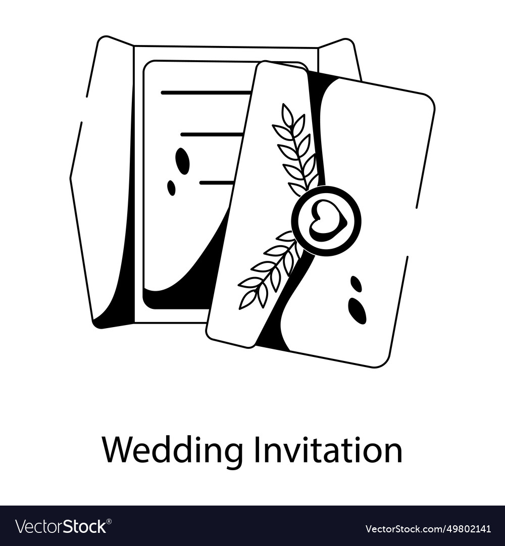 Wedding invitation Royalty Free Vector Image - VectorStock