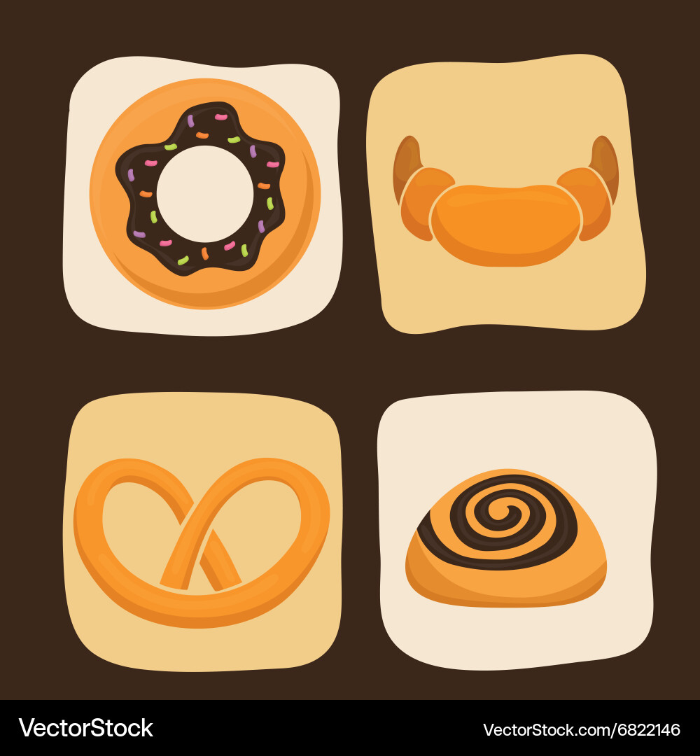 Bakery shop design Royalty Free Vector Image - VectorStock