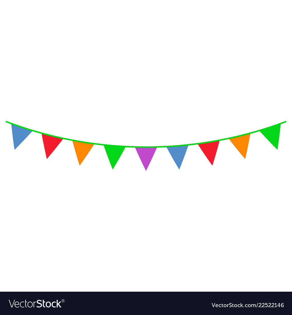 Celebrate flags set Royalty Free Vector Image - VectorStock