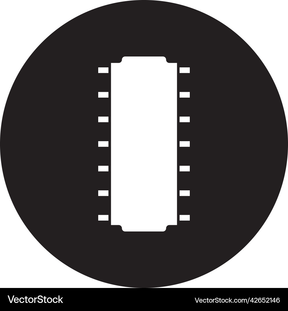 Chip icon Royalty Free Vector Image - VectorStock