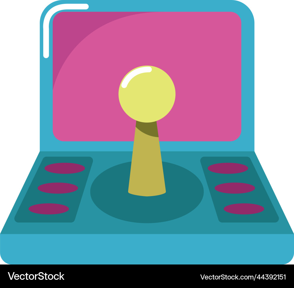 90s retro game control Royalty Free Vector Image
