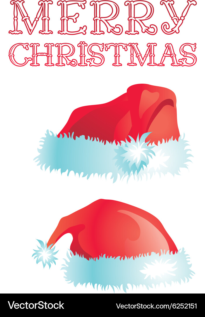 Merry christmas set Royalty Free Vector Image - VectorStock