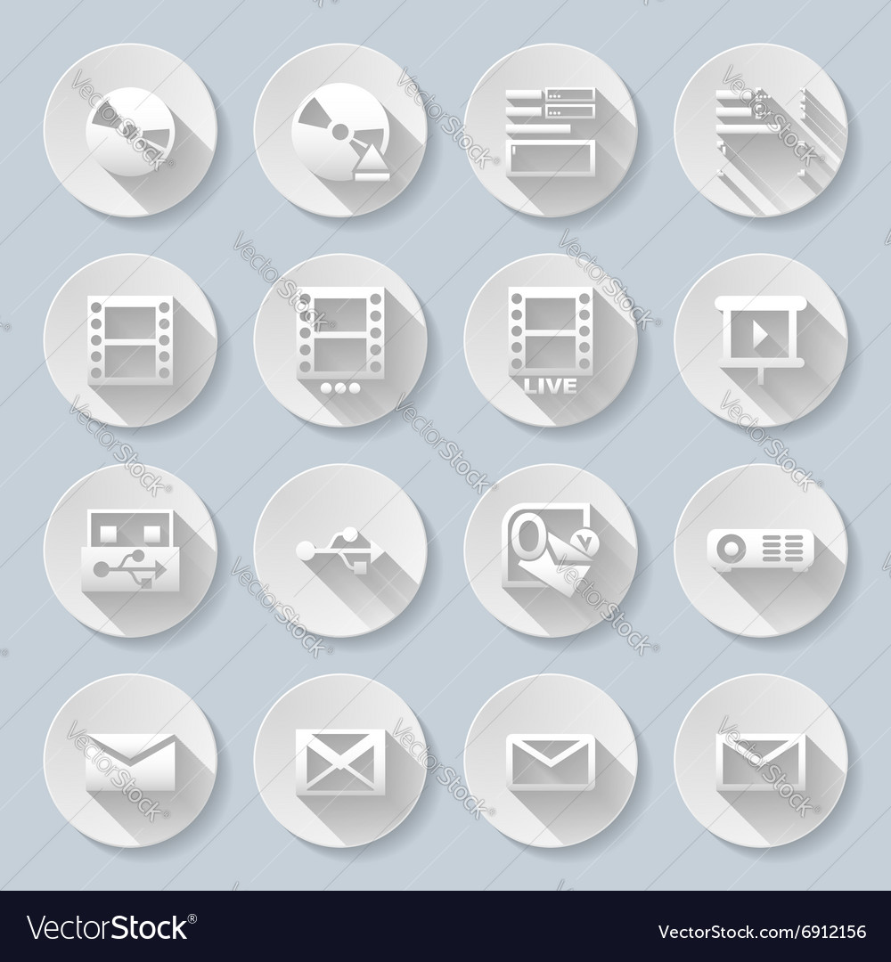Icons Royalty Free Vector Image - VectorStock