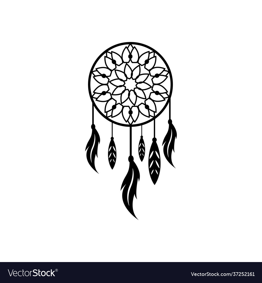 Sleep Dream Catcher Icon. Outline Sleep Dream Catcher Vector Icon