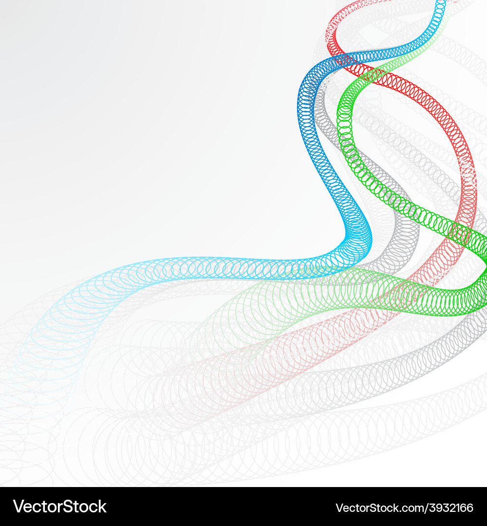 Colorful spiral background Royalty Free Vector Image
