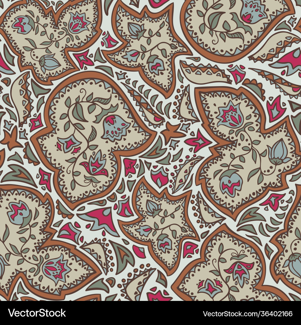 Seamless pattern decoration rose flowers Vector Image