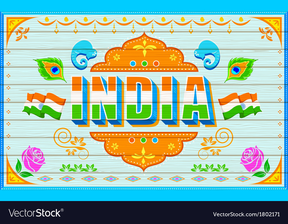 India background Royalty Free Vector Image - VectorStock