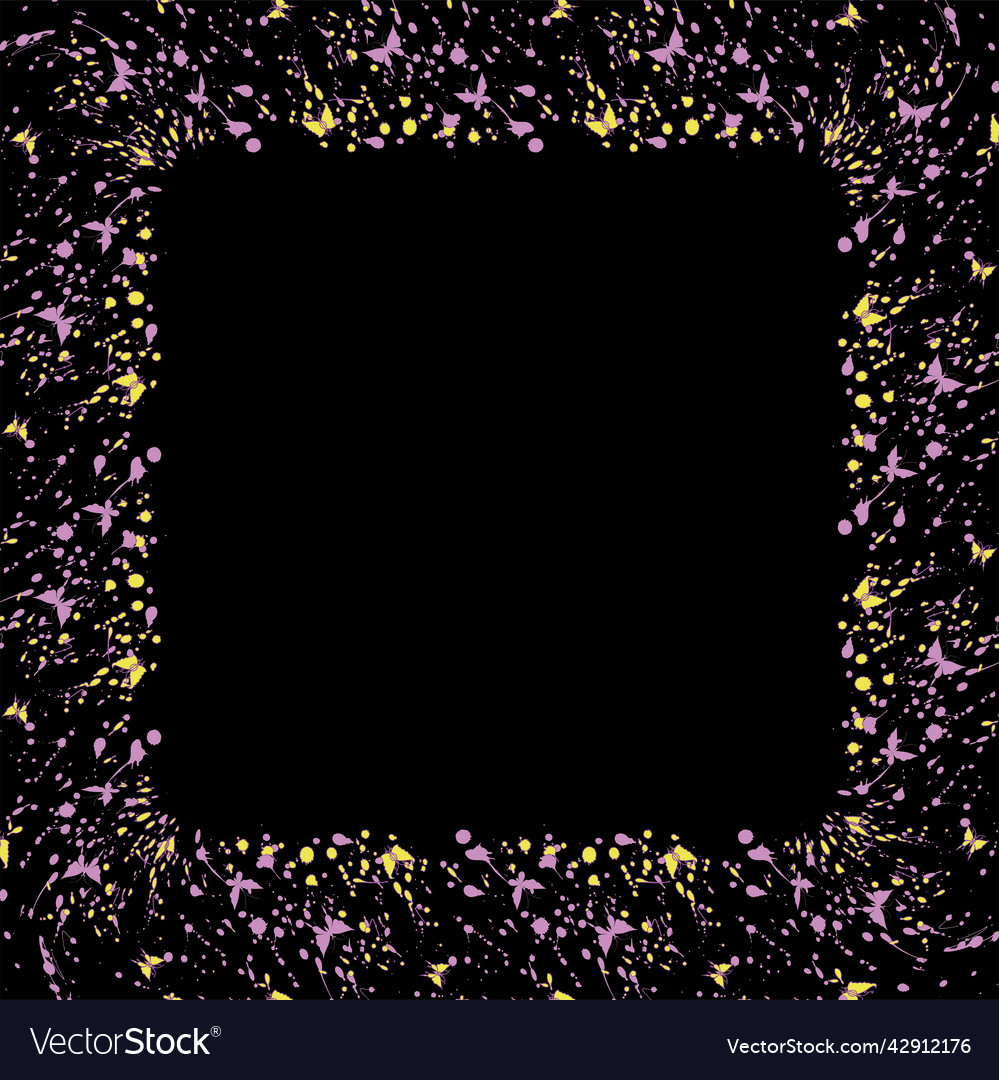 Decorative background with border from Royalty Free Vector