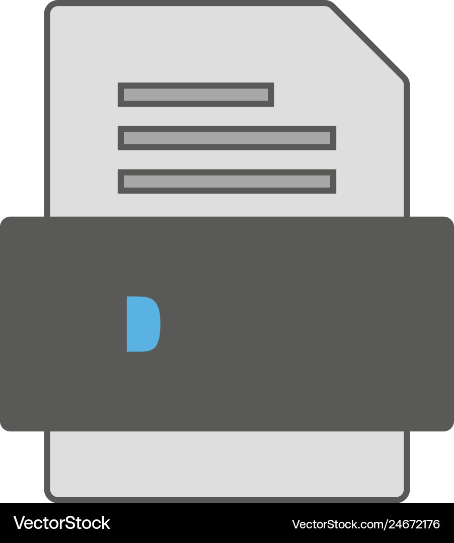 Def file document icon Royalty Free Vector Image