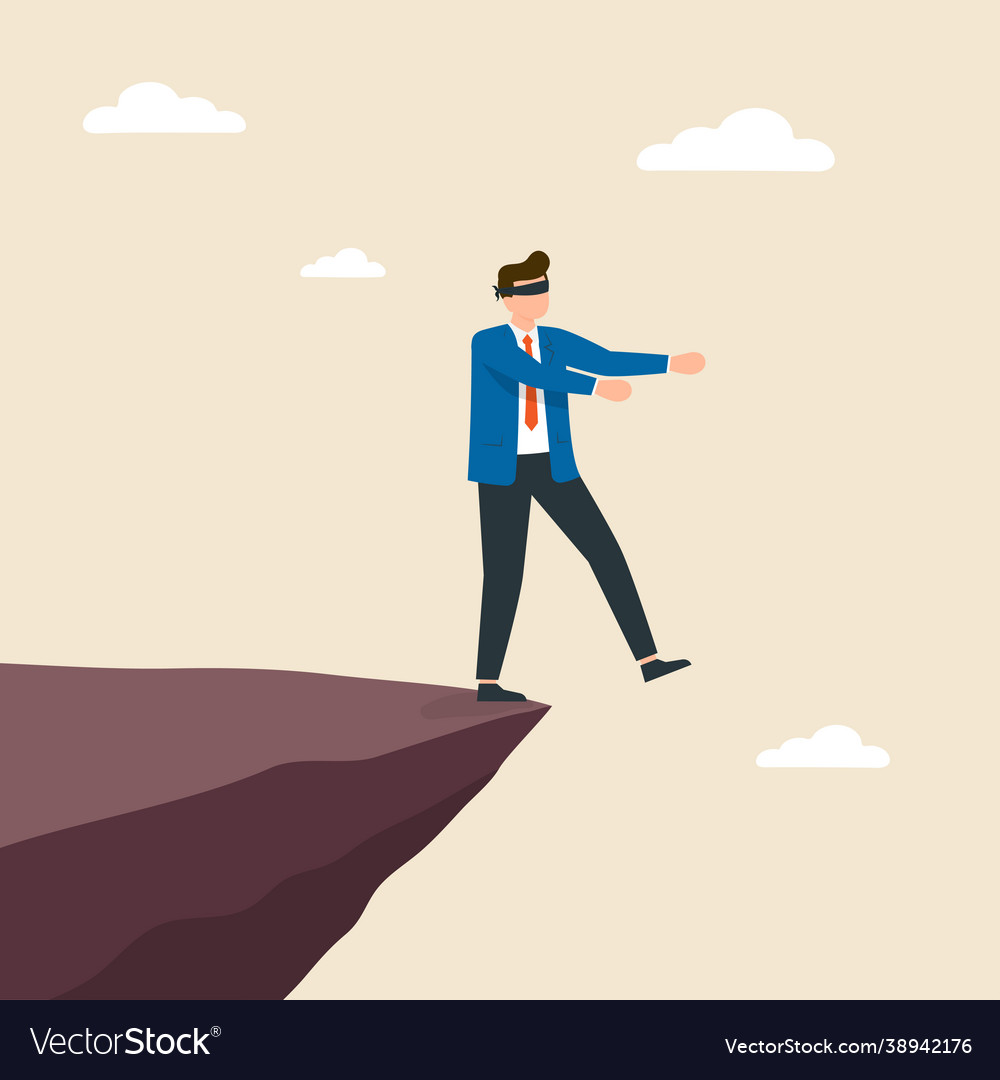 Blindfolded Man Vector Art & Graphics