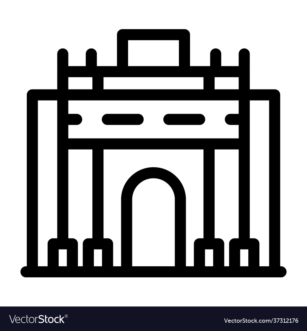 Mexico landmark Royalty Free Vector Image - VectorStock