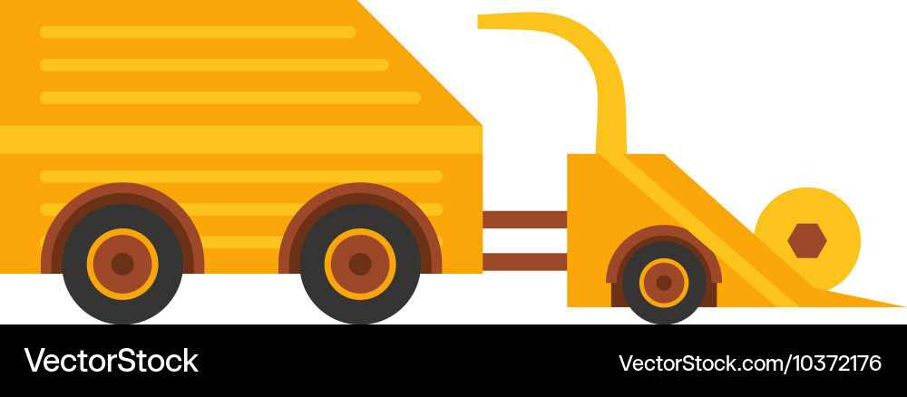 Vehicle tractor farm Royalty Free Vector Image