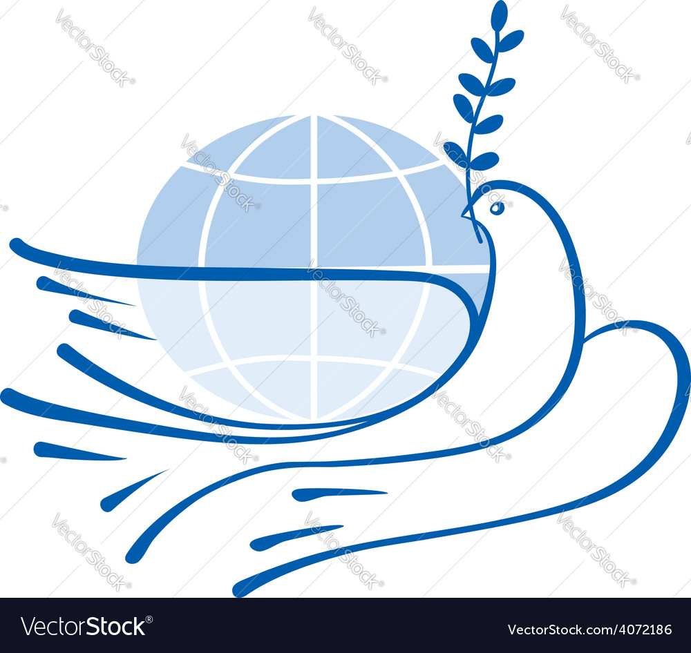 Dove of peace Royalty Free Vector Image - VectorStock